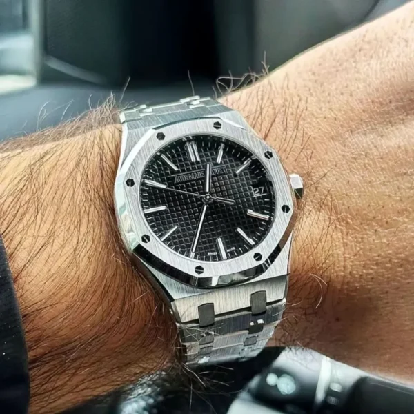 ROYAL OAK SERIES AUTOMATIC WINDING WATCH 5O ANNIVERSARY EDITION Ref. 15510ST.OO.1320ST.02 - Image 6