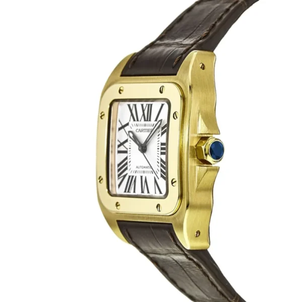 CARTIER santos 18kt Yellow Gold Men's WatchItem -W20071Y1 - Image 3
