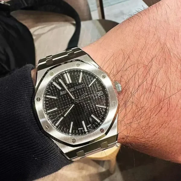 ROYAL OAK SERIES AUTOMATIC WINDING WATCH 5O ANNIVERSARY EDITION Ref. 15510ST.OO.1320ST.02 - Image 7